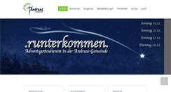 Desktop Screenshot of andreas-gemeinde.net